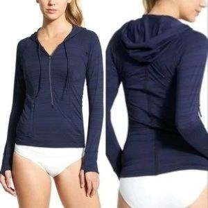 Women's Navy Swim Hoodie